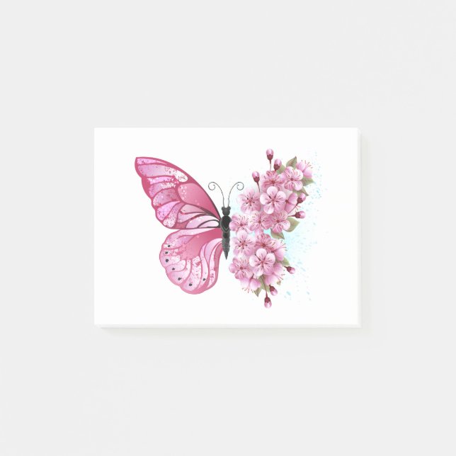 Post-it® Flower Butterfly (Devant)