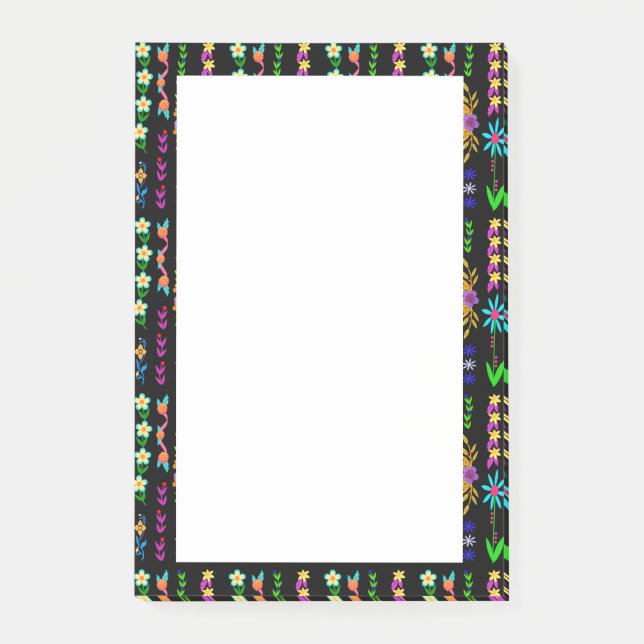 Post-it® Flower Power Bohemian Whimsical (Devant)