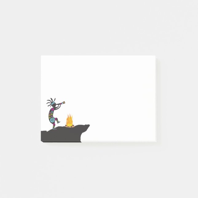 Post-it® Flute et feu Kokopelli (Devant)