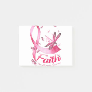 Post-it® Foi Dragonfly Cancer du sein T-shirt sensibilisati