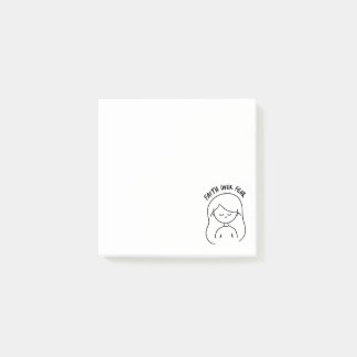 Post-it® Foi sur la peur - Rappel positif