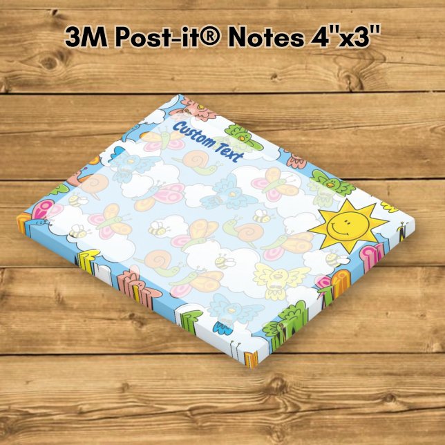 Post-it® Fond de bébés animaux (Créateur téléchargé)