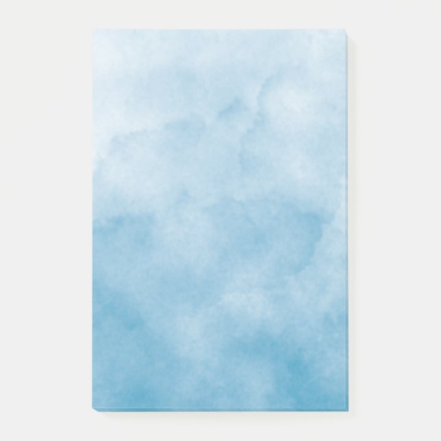 Post-it® fond d'emballage arrière - plan bleu océan (Devant)