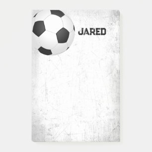 Post-it® football ball sport post il note style en détresse