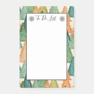 Post-it® Forêt colorée de Noël À feuillage persistant à fai