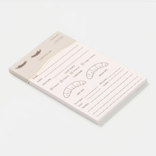 Post-it® Formulaire élégant d'enregistrement des clients po