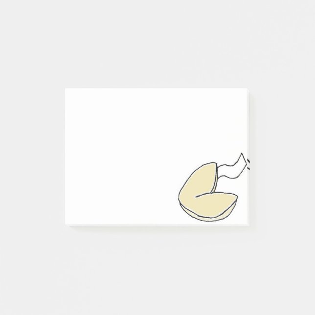 Post-it® Fortune Cookie Lucky Chinese Food Cartoon (Devant)