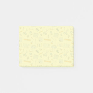 Post-it® Fournitures scolaires colorées Motif