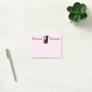 Post-it® Français : Bonne Soiree Notes