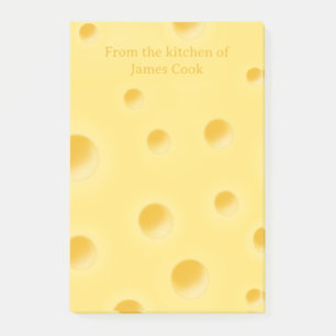 Post-it® Fromage Suisse Fantaisiste Personnalisé Magnifique