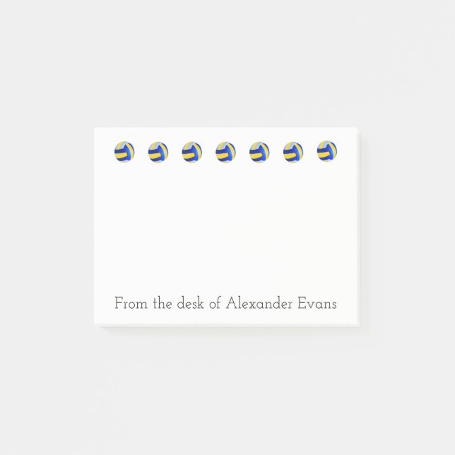 Post-it® Frontière de volleyball (Devant)