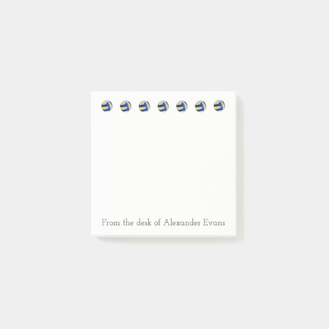 Post-it® Frontière de volleyball (Devant)