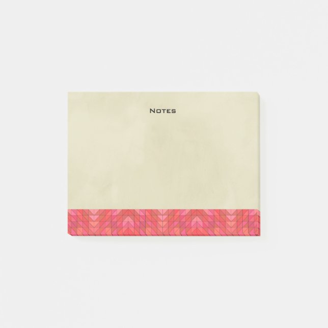 Post-it® Frontière géométrique Sud-Ouest sur arrière - plan (Devant)