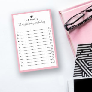 Post-it® Frontière Rose princesse Couronne choses à conquér
