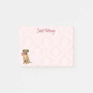 Post-it® Frontière Terrier rose de Valentine