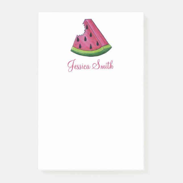 Post-it® Fruit de pastèque rose personnalisé Poster son (Devant)