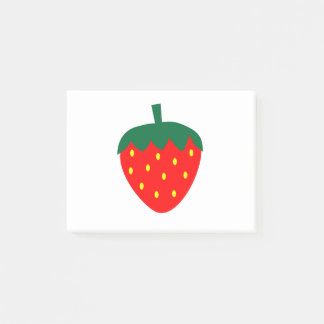 Post-it® Fruits de fraise Berry Été Rouge