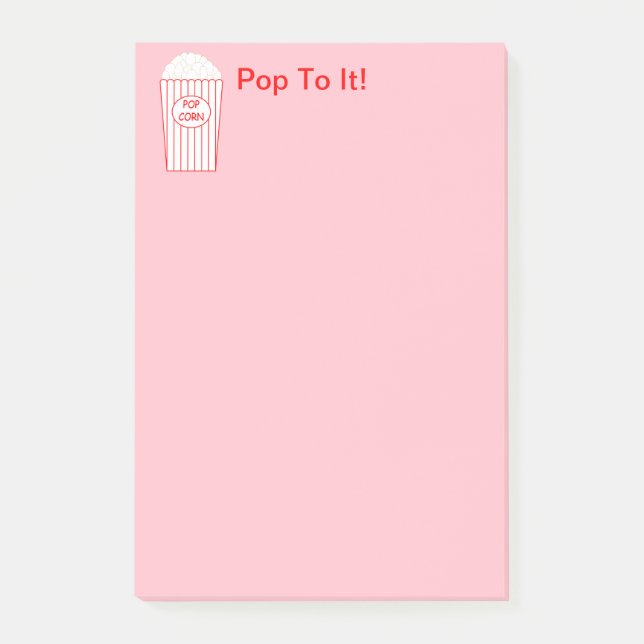 Post-it® Fun et Fun "Pop To It" Popcorn (Devant)