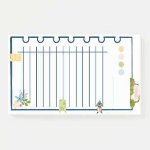 Post-it® Fun Flowers & Onglets Notes Lrg Post-it