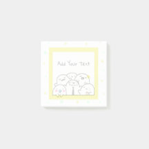 Fun Ghost Famille Personnalisée Fille Jaune Design