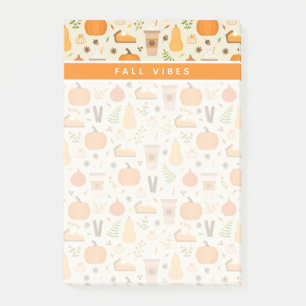 Post-it® Fun Orange Fall Motif