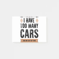 Funky Car Guy Don J'Ai Trop De Voitures Vintage