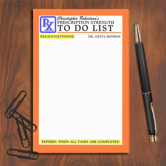 Post-it® Funny Étiquette de prescription (Créateur téléchargé)