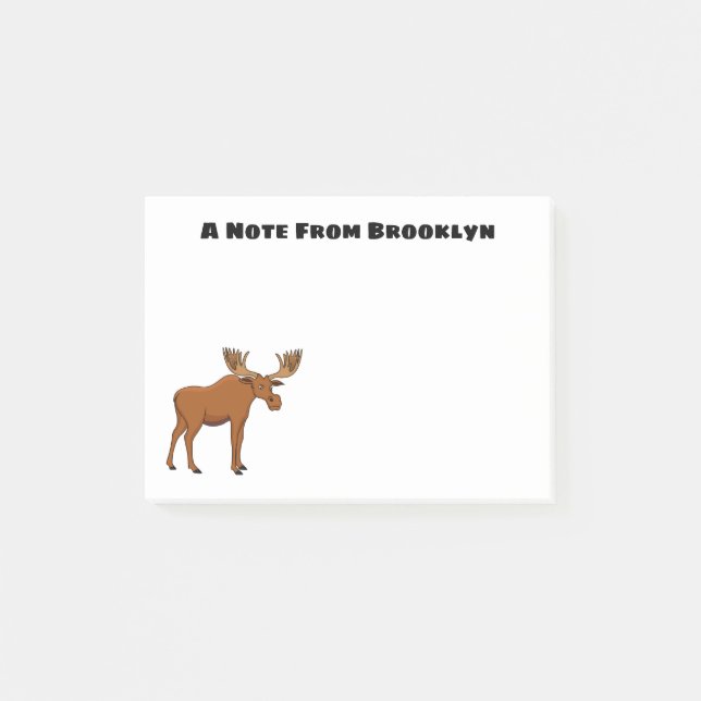 Post-it® Funny moose (Devant)