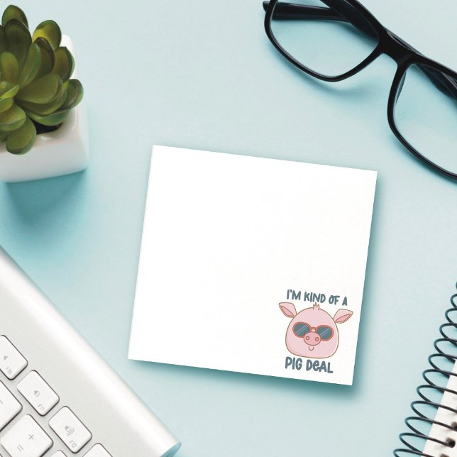 Post-it® Funny Pig Pun (Créateur téléchargé)