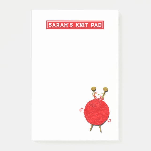 Post-it® Funny Tricot Knitter (Devant)