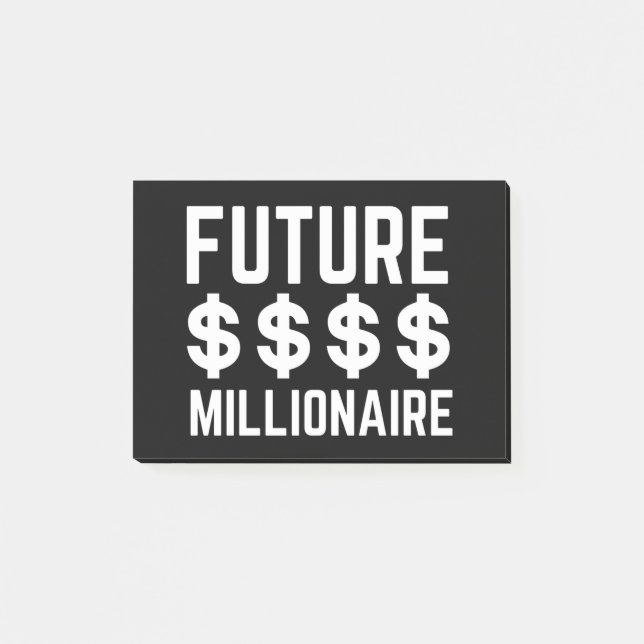 Post-it® Future Millionaire (Devant)