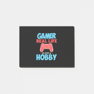 Post-it® Gamer Real Life Est Juste Un Hobby