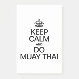 POST-IT® GARDER CALME ET MUAY THAÏLANDE