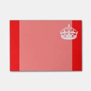 Post-it® GARDEZ le symbole CALME de COURONNE sur la