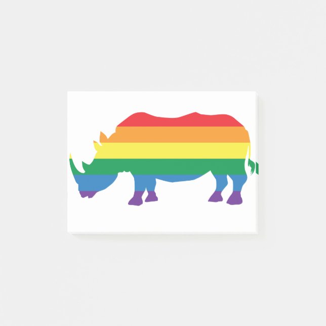 Post-it® Gay-Pride-Rhino (Devant)