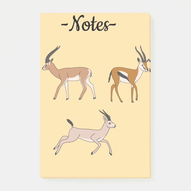Post-it® Gazelles (Devant)