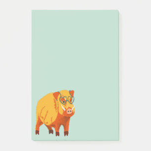 Post-it® Geek Pig Funny Nerdy