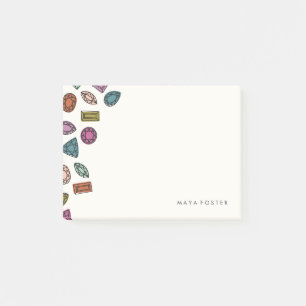 Post-it® Gemmes (Petites) - Charbon