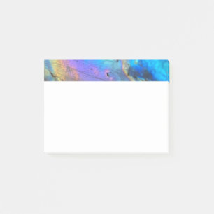 Post-it® Géologie Labradorite Pierre coloré Motif cristal
