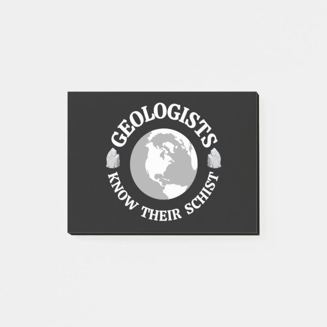 Post-it® Géologue Connaît Leur Schiste (Devant)