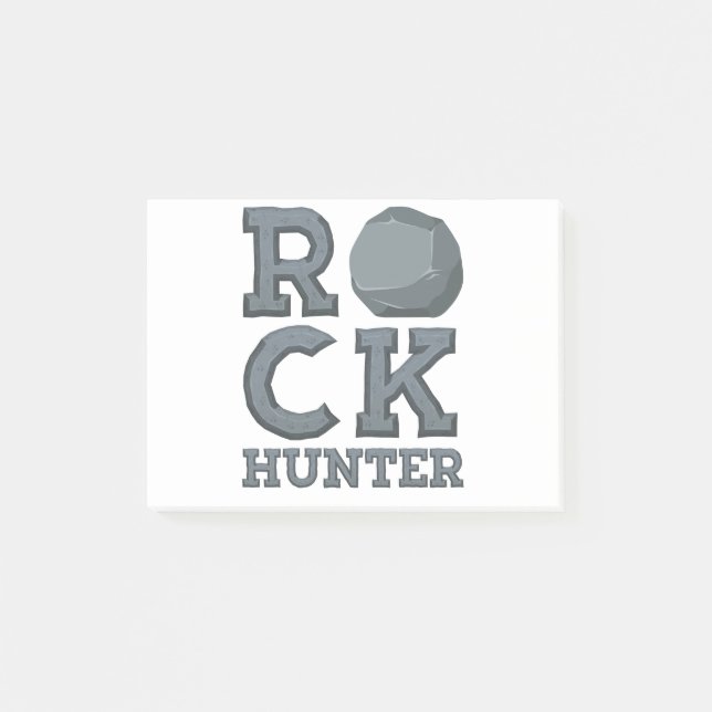Post-it® Géologue Rock Hunter (Devant)