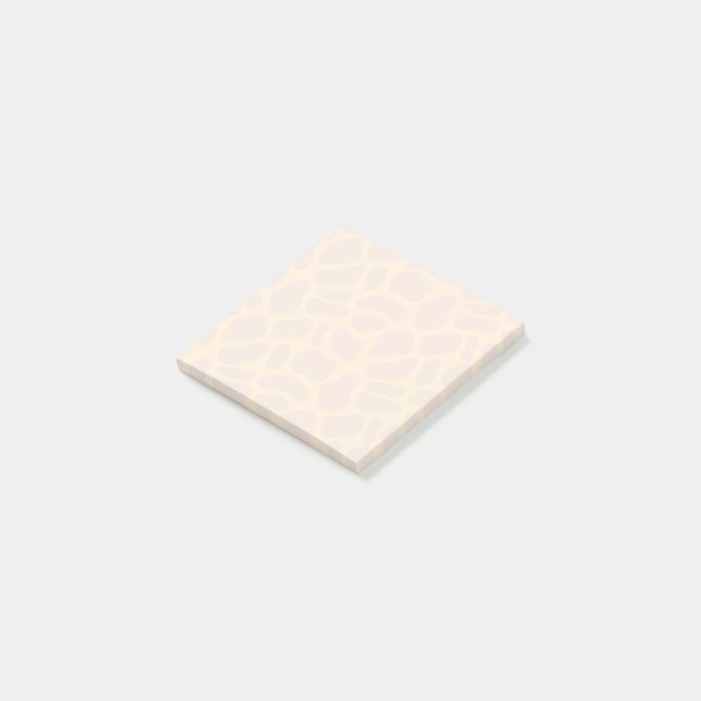 Post-it® Giraffe jaune sauvage Gradient Aquarelle minimale (Incliné)