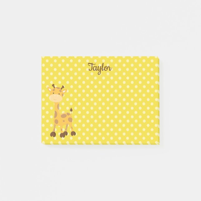 Post-it® Giraffe Polka Dot (Devant)