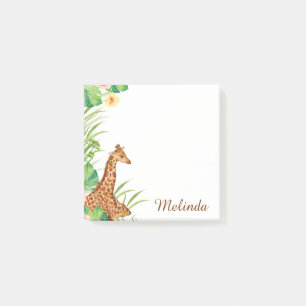 Post-it® Giraffe Safari Jungle personnalisée