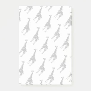 Post-it® Giraffe Silhoutte noir et gris