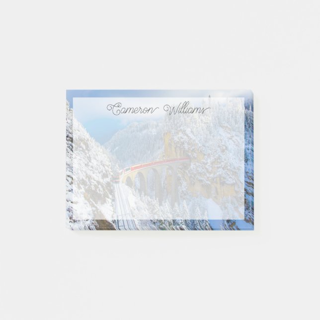 Post-it® Glace et neige | Express Bernina, Suisse (Devant)