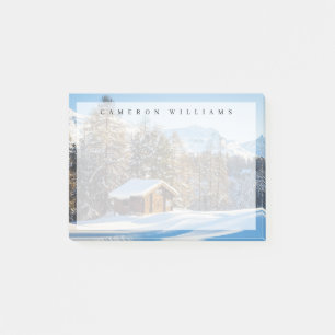 Post-it® Glace et neige   Journal d'hiver Cabine Alpes suis