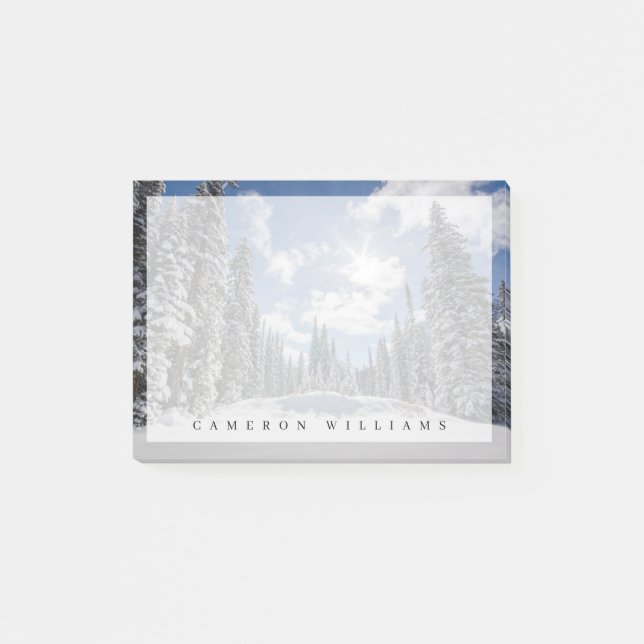 Post-it® Glace et neige | Sunrise Winter Snow Alberta, Cana (Devant)