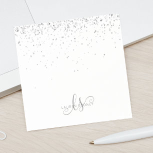 Post-it® Glam Black Silver Parties scintillant Glam Nom du 