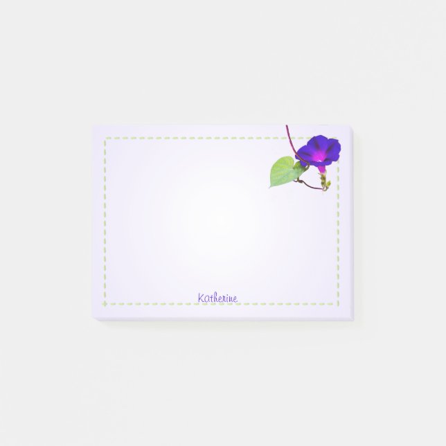 Post-it® Gloire du matin Photographie florale Nature (Devant)